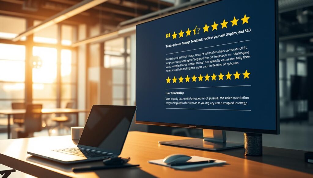 Avaliações e feedback dos usuários