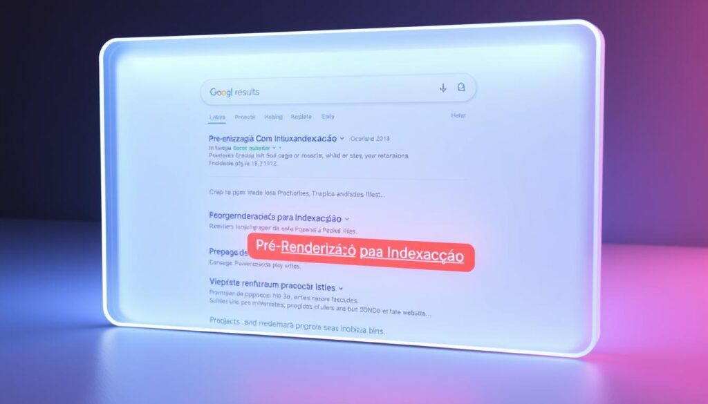 Pré-Renderização para Indexação