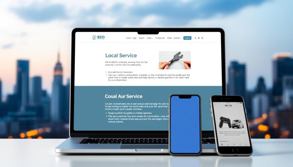 SEO local para páginas de serviço