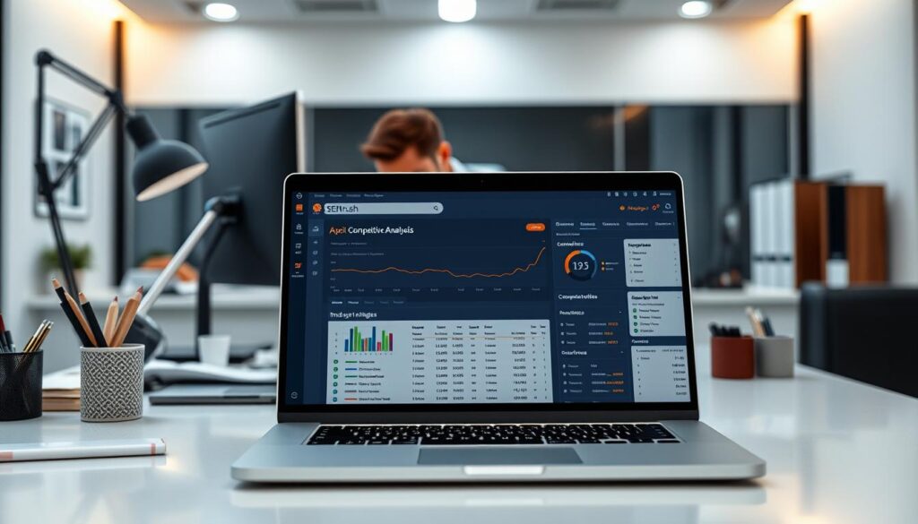 análise de concorrência com SEMrush