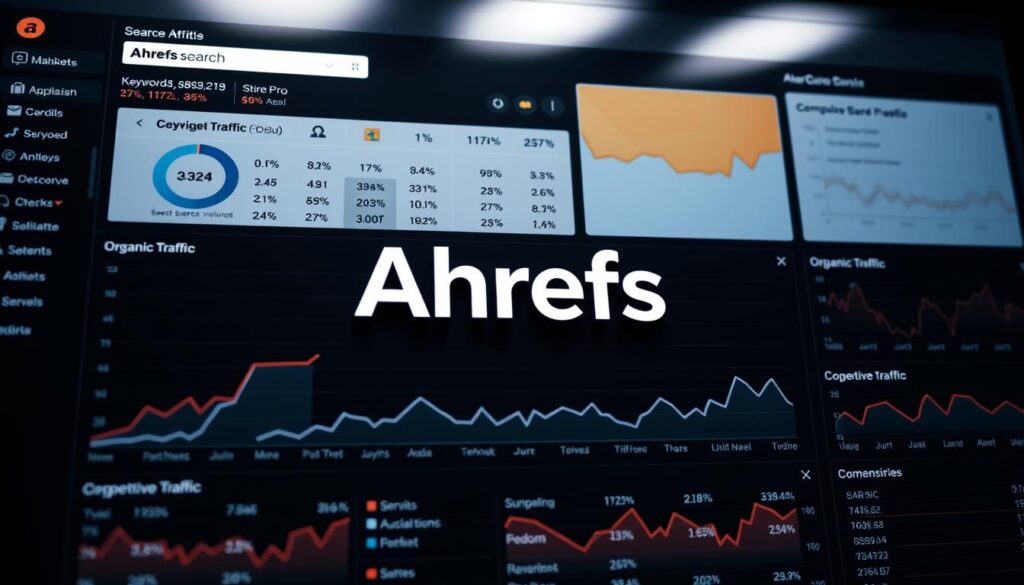 análise de dados com Ahrefs