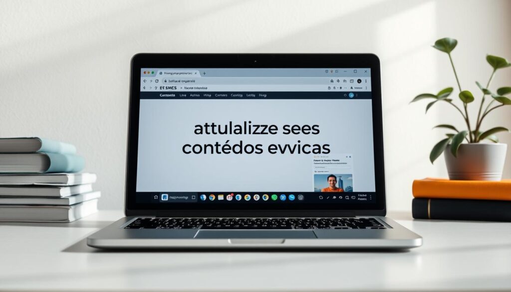 atualize seus conteúdos existentes