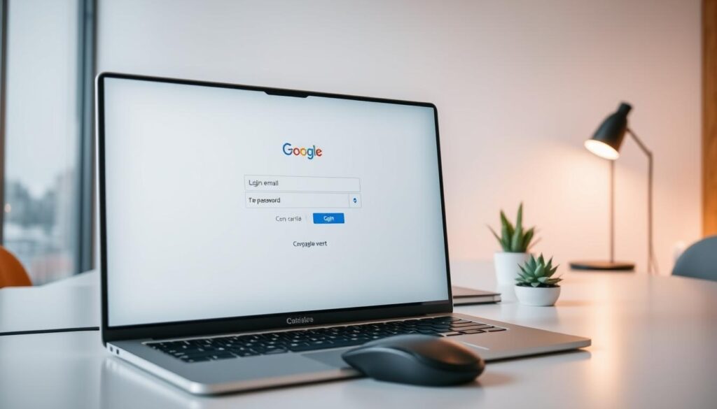configuração de conta google