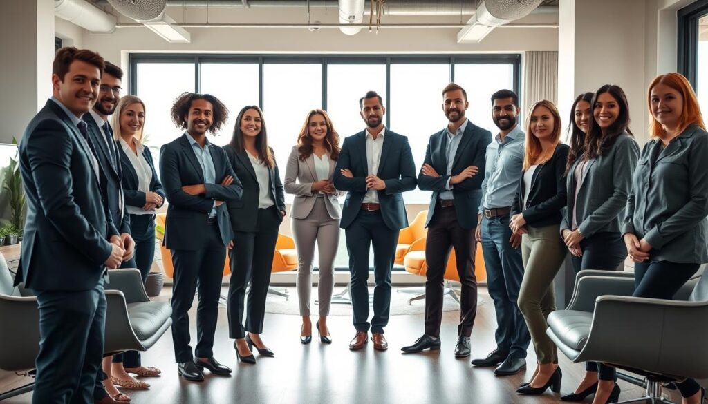 equipe de especialistas