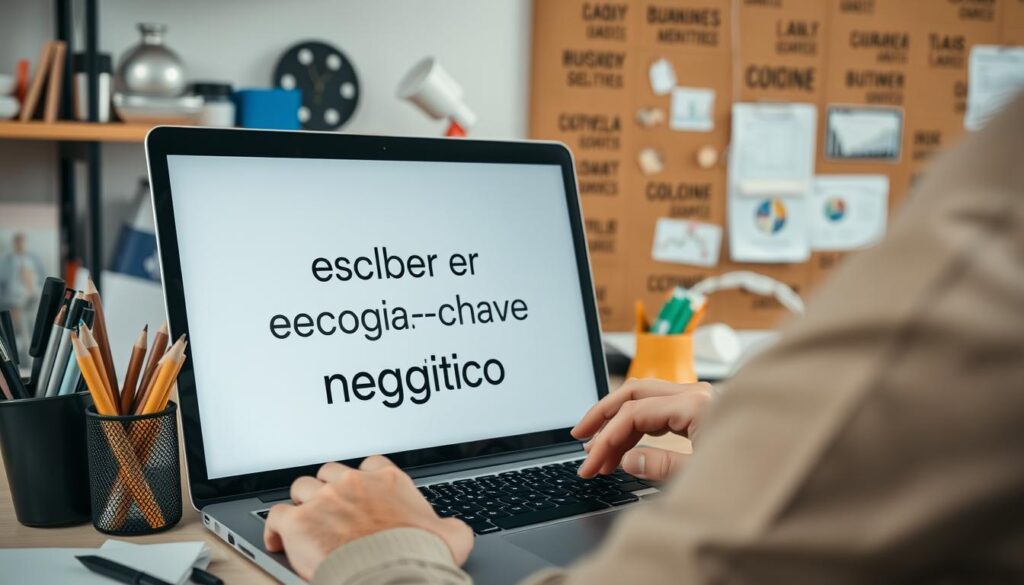 escolher palavras-chave google negócio