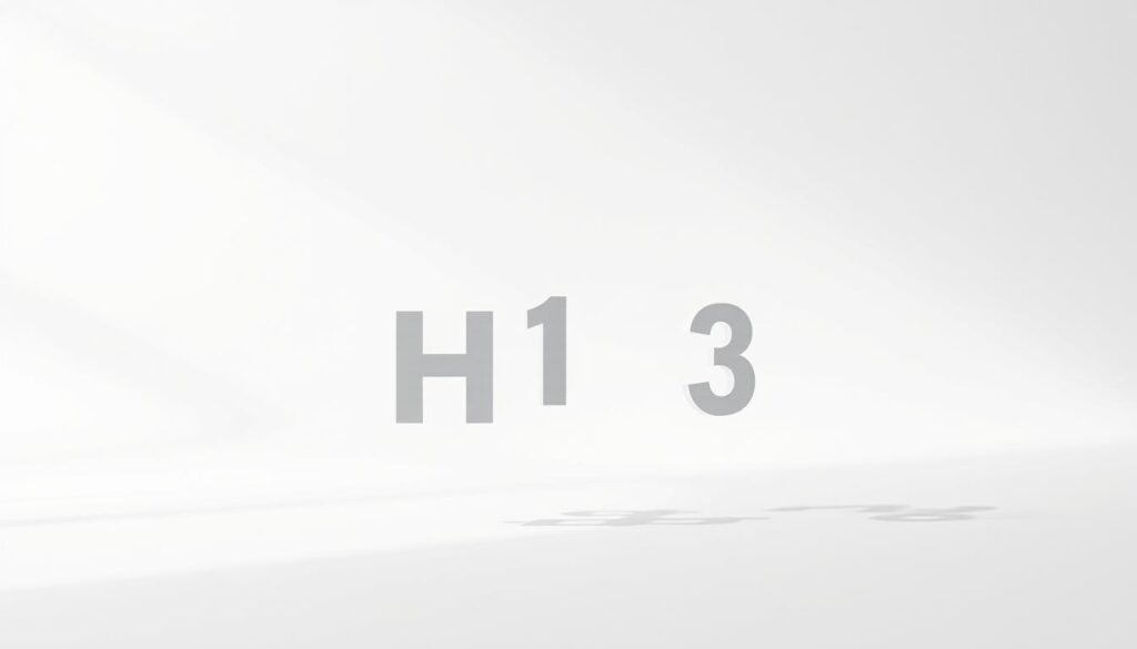 hierarquia de heading tags