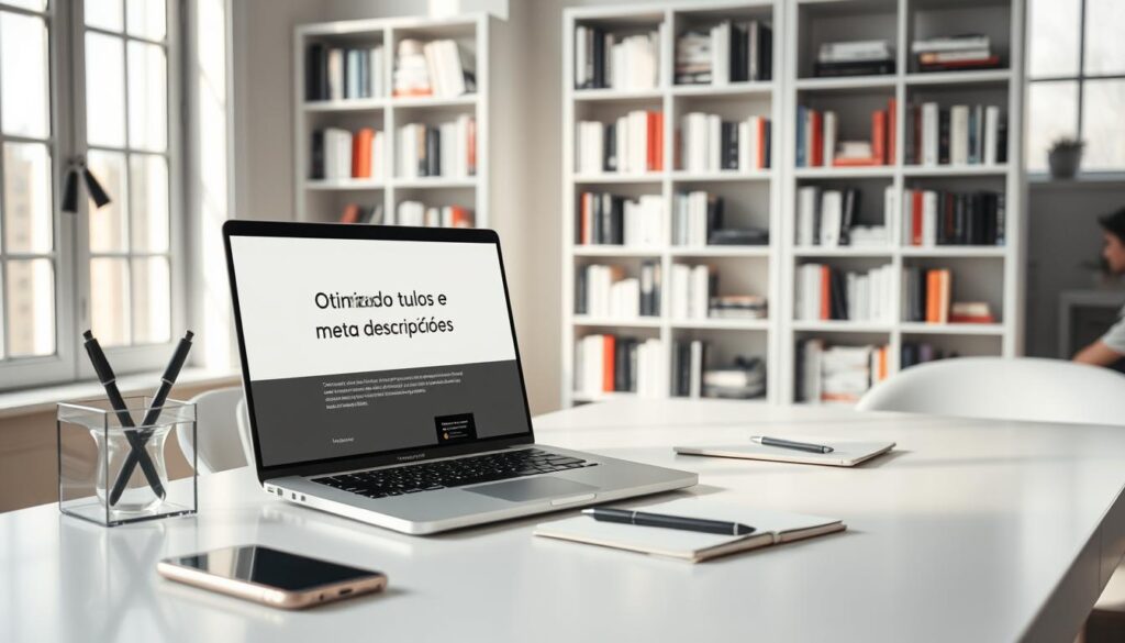 otimização de títulos e meta descrições
