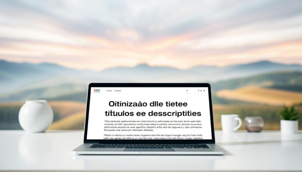 otimização de títulos e meta descrições