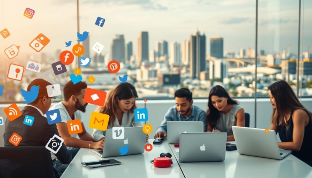 redes sociais marketing digital
