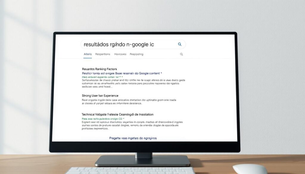 resultados orgânicos no Google
