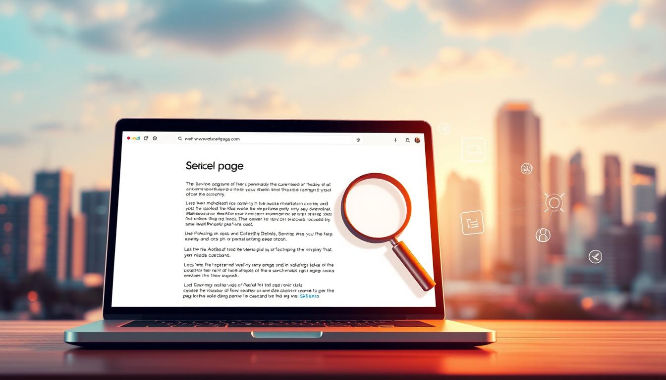 como otimizar páginas de serviço para seo