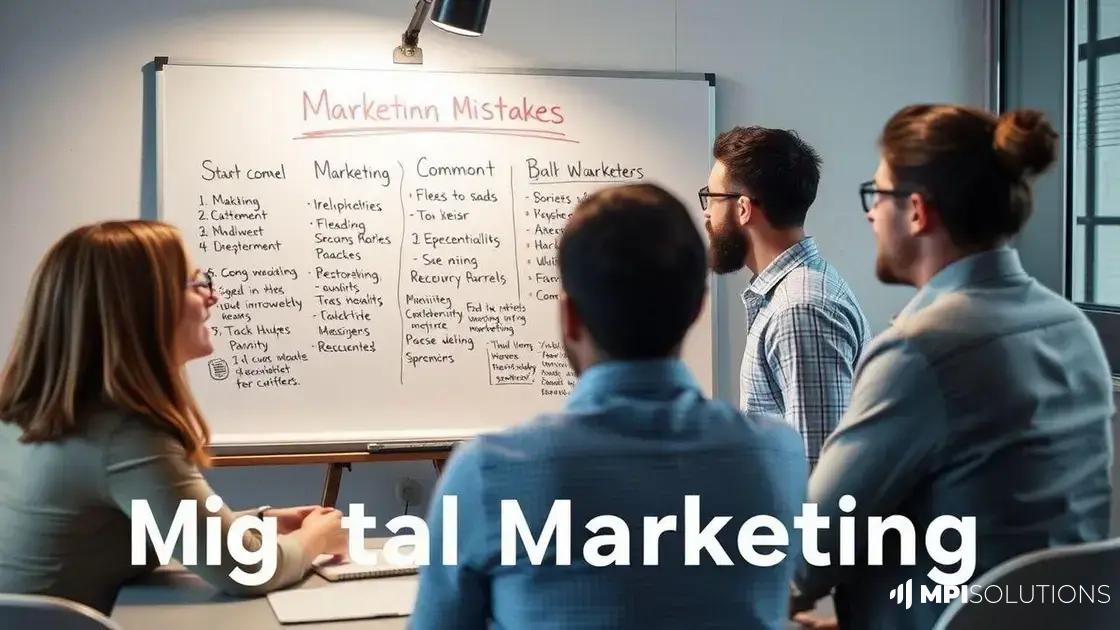 Erros comuns a evitar no Creative Marketing Digital