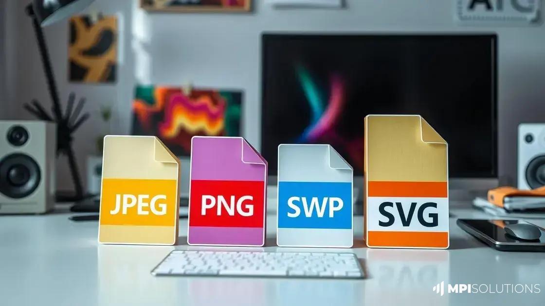 Formatos de imagem mais usados