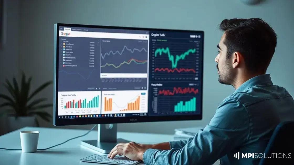 Monitorando e analisando o tráfego orgânico