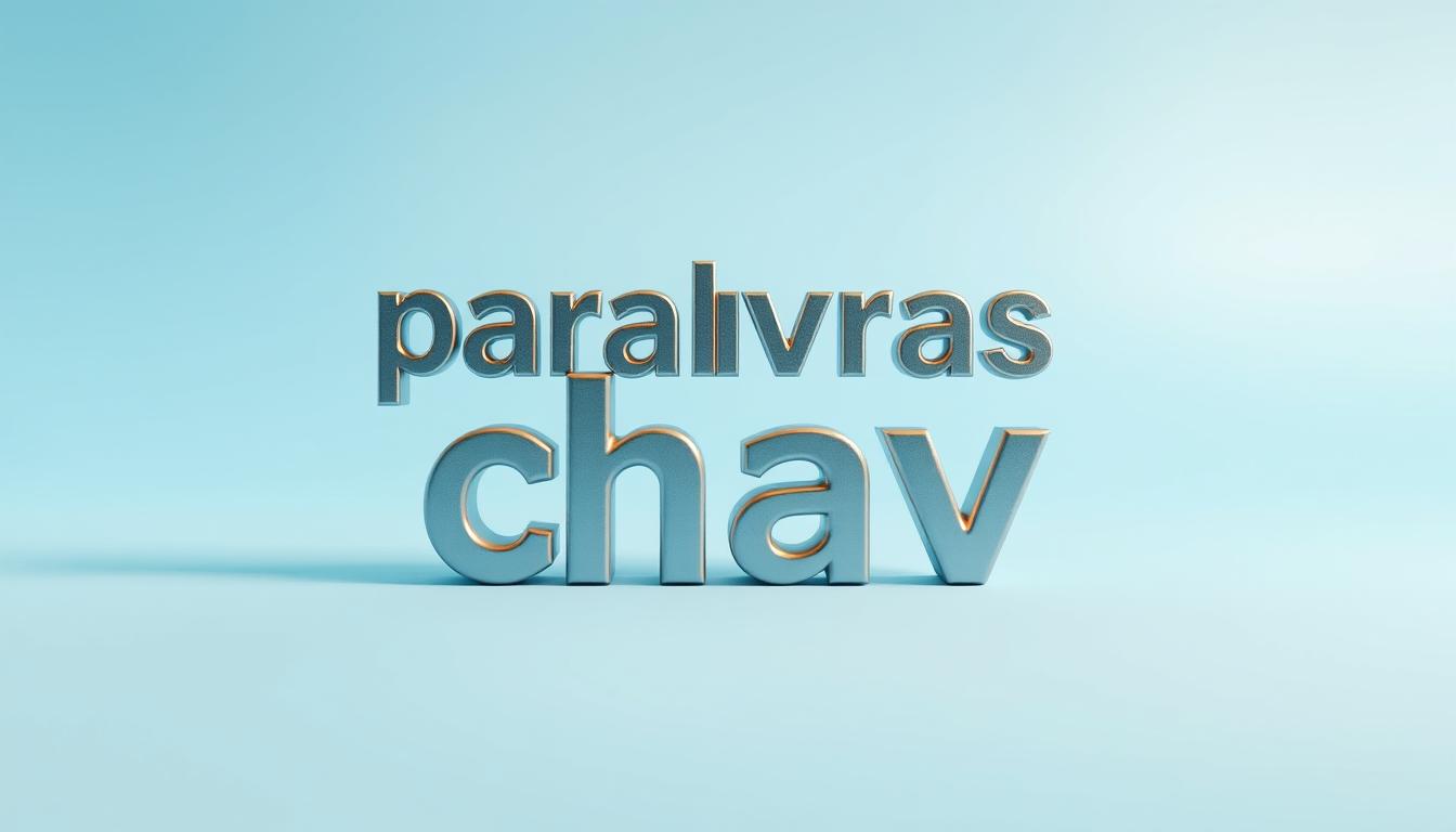 O que é uma palavra-chave?