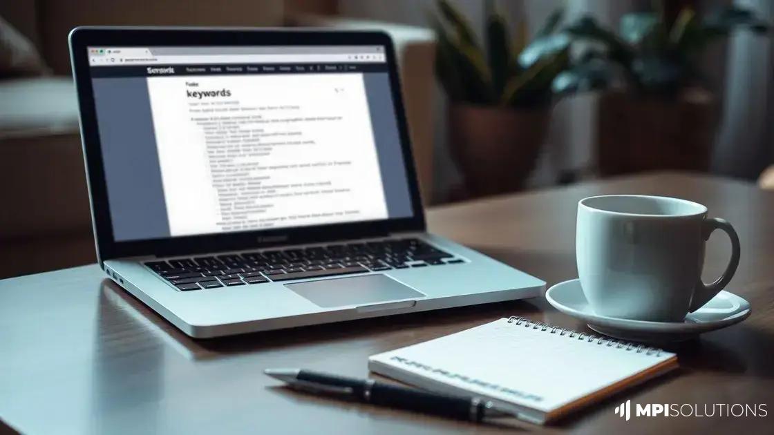 Palavras Chaves para Venda Online: Como Escolher as Melhores