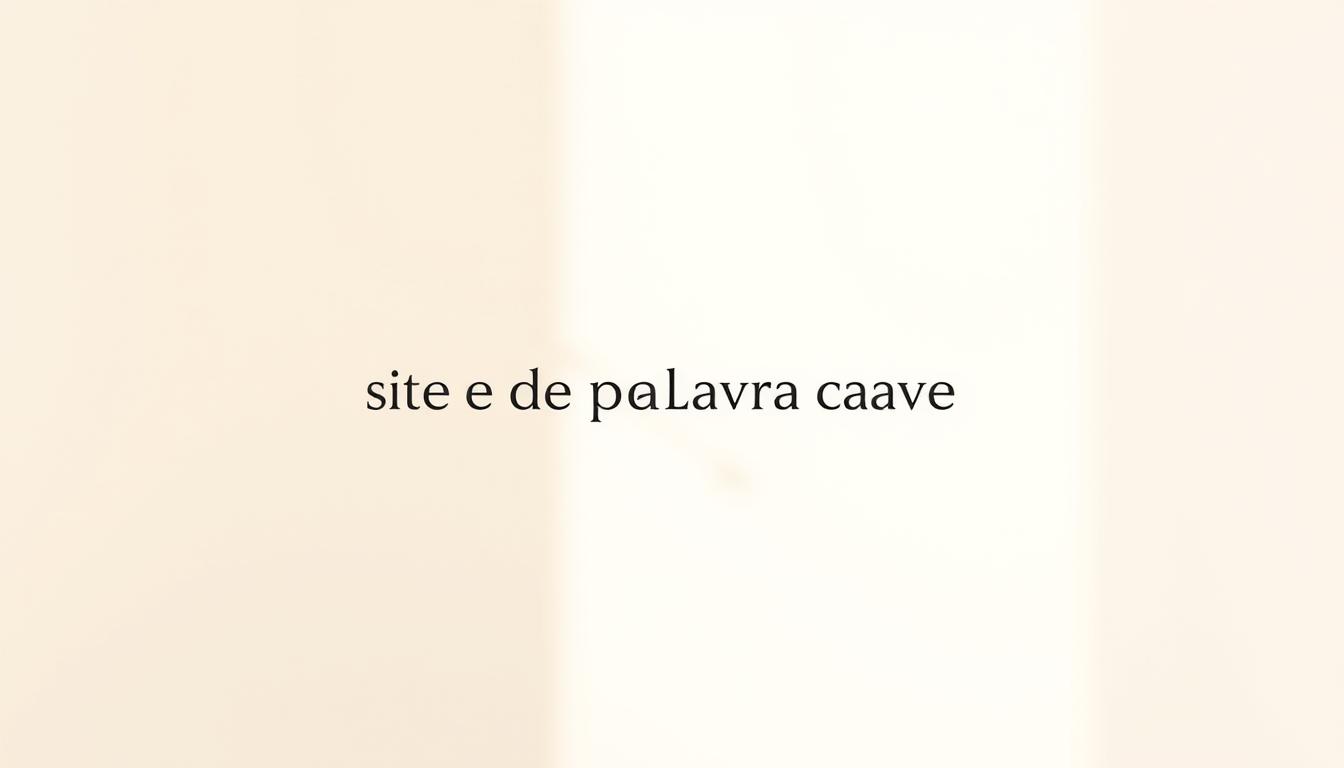 site de palavra chave