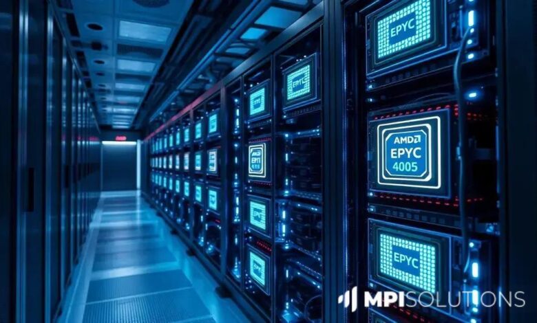 AMD lança processadores EPYC 4005 para empresas e provedores de serviços